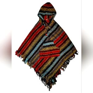 Cotton Poncho Hoodie